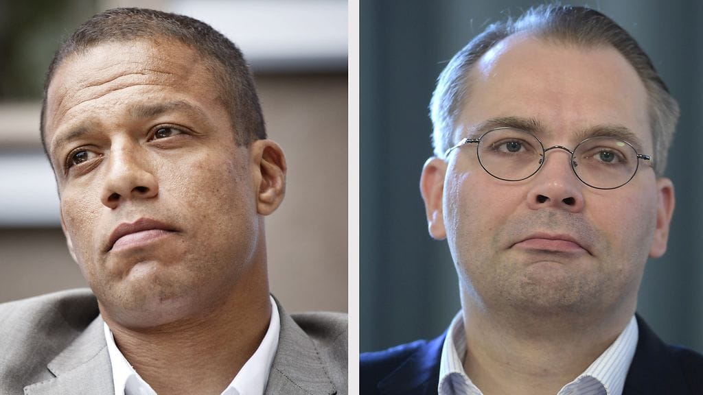 James Mashiri (vas.) ja Jussi Niinistö.