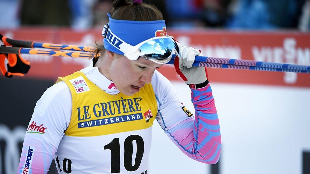 Kerttu Niskanen joutui jättämään väliin lauantain kilpailun (arkistokuva).