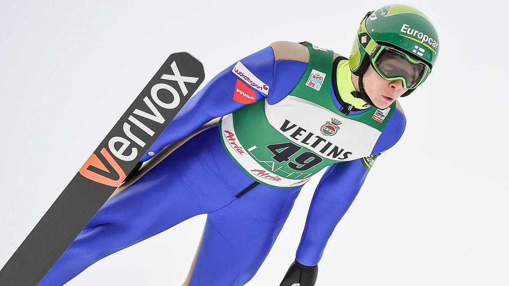 Eero Hirvonen oli paras suomalainen mäkiosuudella.