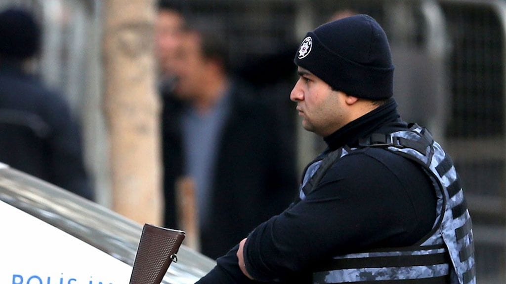 Turkin poliisi. Kuvituskuva.