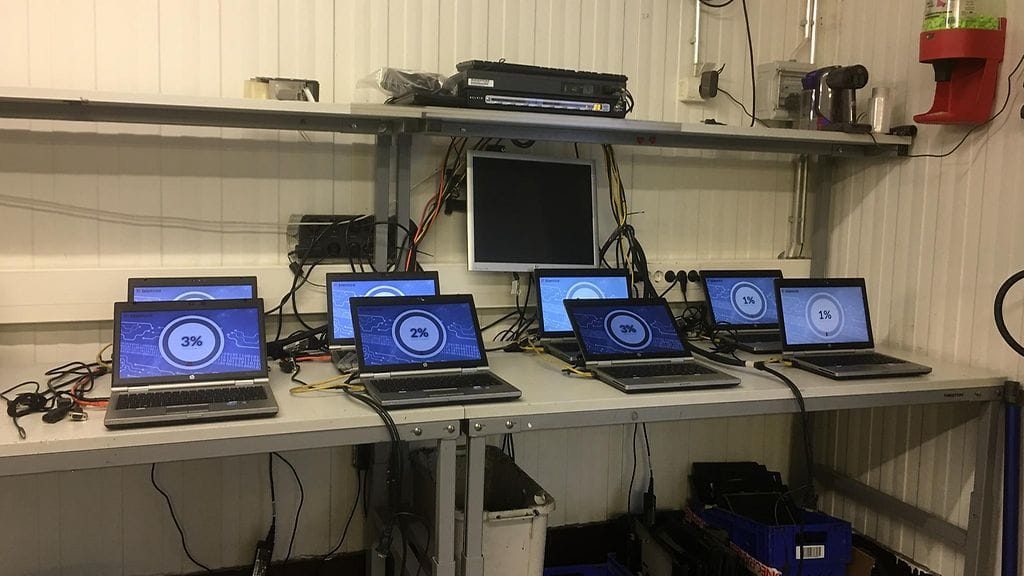 Kierrätys, tietokoneet, ylikirjaus