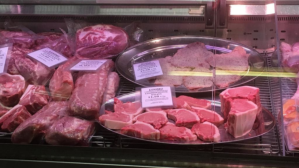 Lihakauppa, Reinin liha, lihatiski, liha