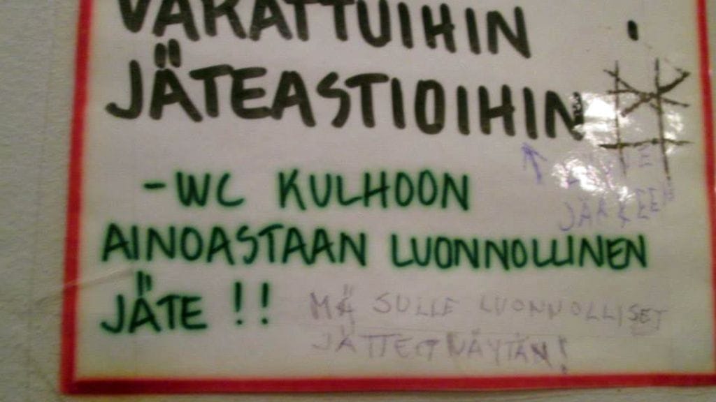 Mä sulle luonnolliset jätteet näytän!