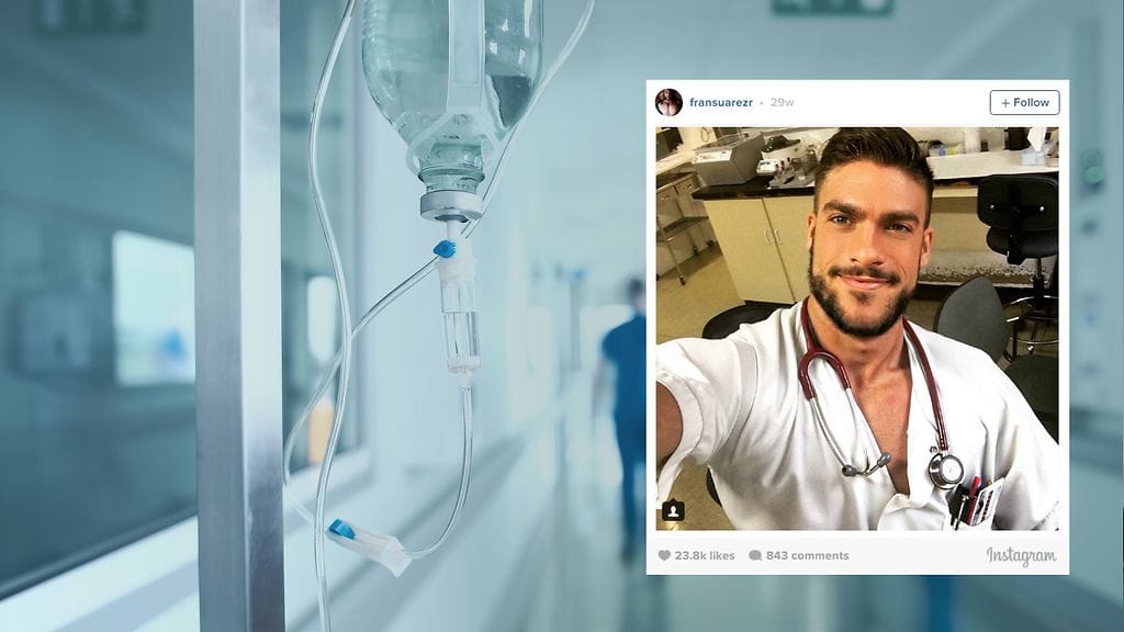 Madridilaisessa sairaalassa työskentelevän Fran Suarezin voidaan sanoa olevan jo oikea some-tähti.
