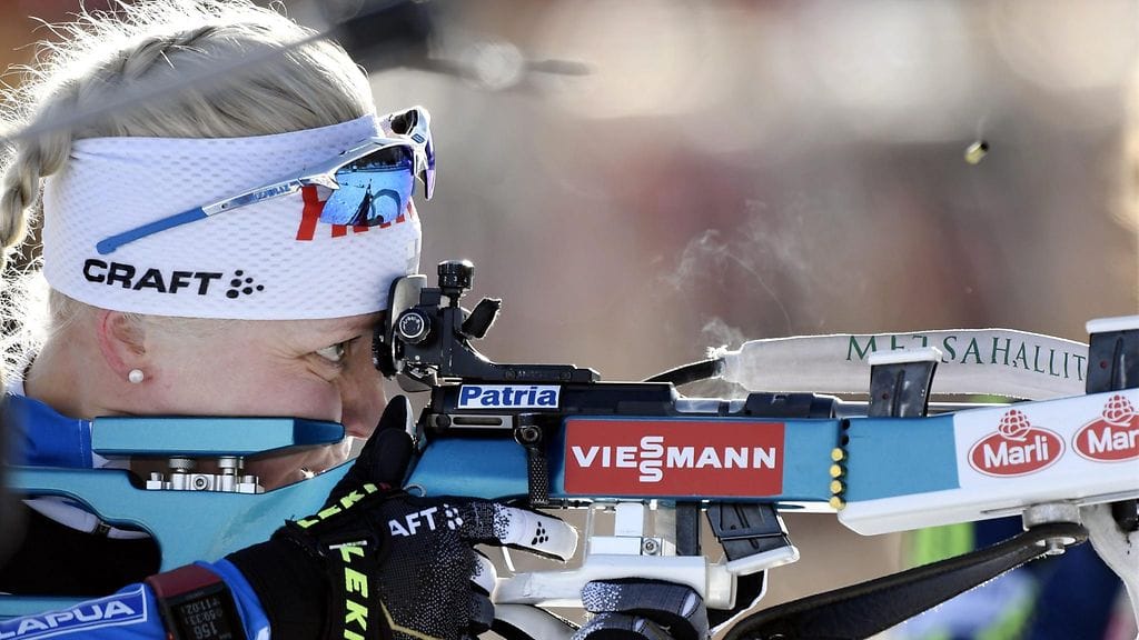 Kaisa Mäkäräinen jahtaa MM-mitalia.