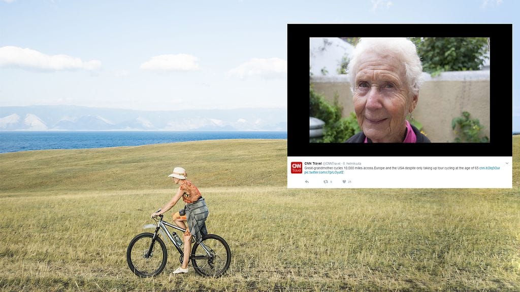 Yhdysvaltalaisnainen kertoo rakastavansa pyöräilyn mukanaan tuomaa vapautta.