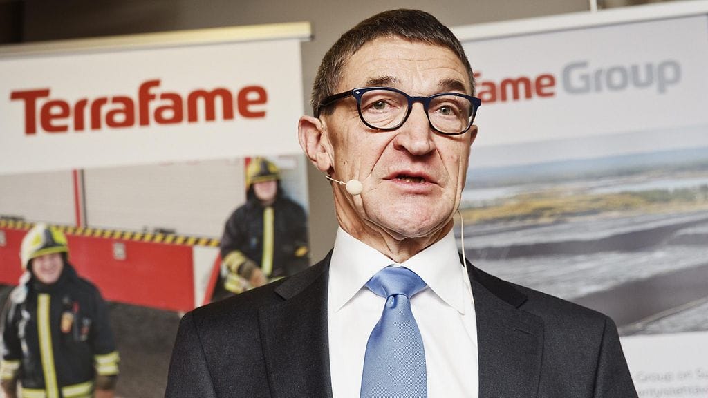 Teollisuusneuvos Lauri Ratia on Terrafame Oy:n hallituksen puheenjohtaja.