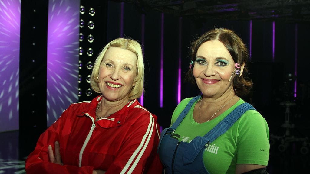 Pirre ja Hansu eli Eija Vilpas ja Riitta Havukainen vierailivat Putouksessa 11. helmikuuta 2017.