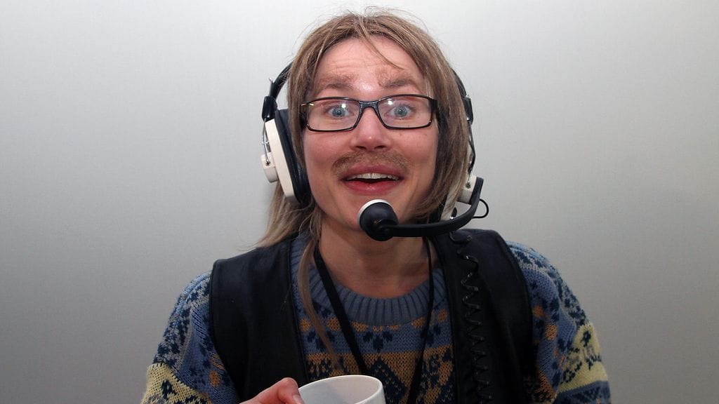 Ratiomies eli Minka Kuustonen inserttikuvauksissa Novalla 14.2.2017 1