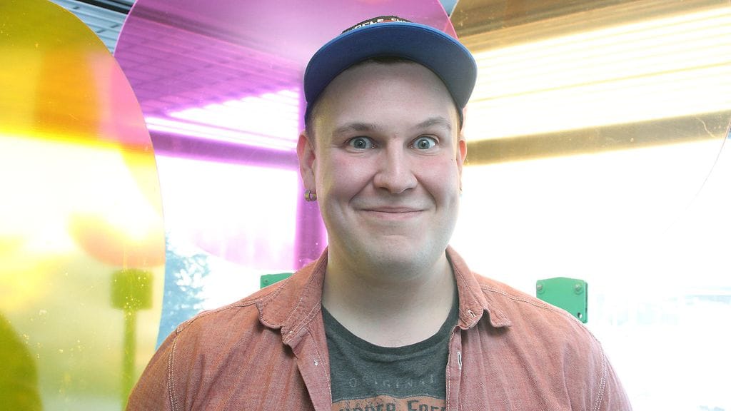 Mikko Penttilä kuvattuna Putous-harjoituksissa 15. helmikuuta 2017.