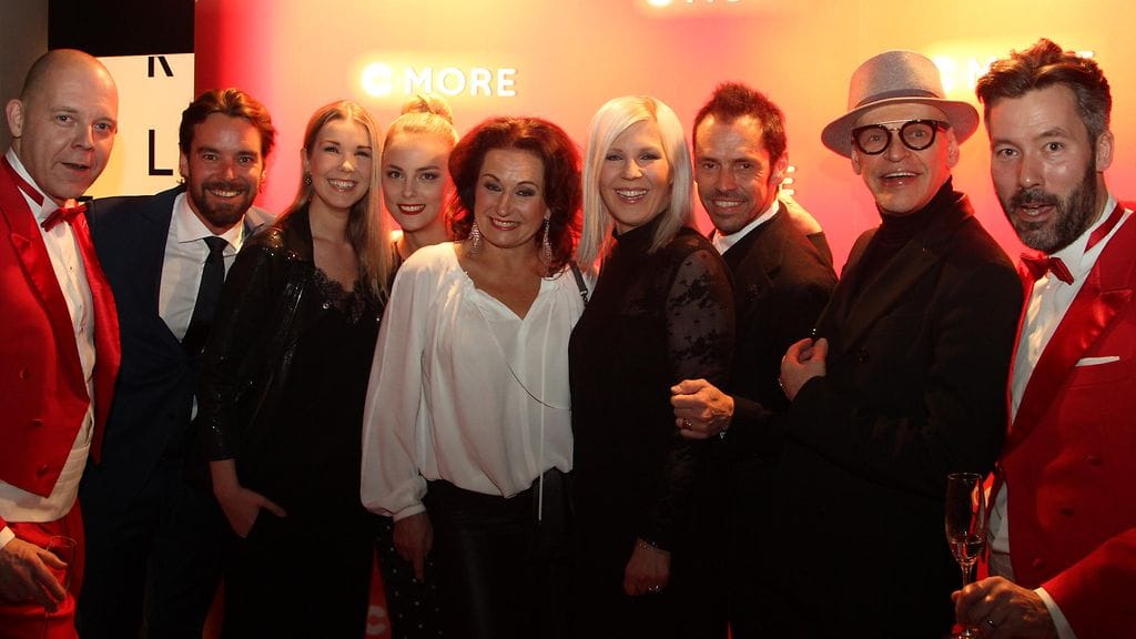 C More minglausjuhlat 16.2.2017 Jarkko Nordlund, Mikko Leppilampi, Kiira Korpi, Jorma Uotinen, Tuija Pehkonen 2