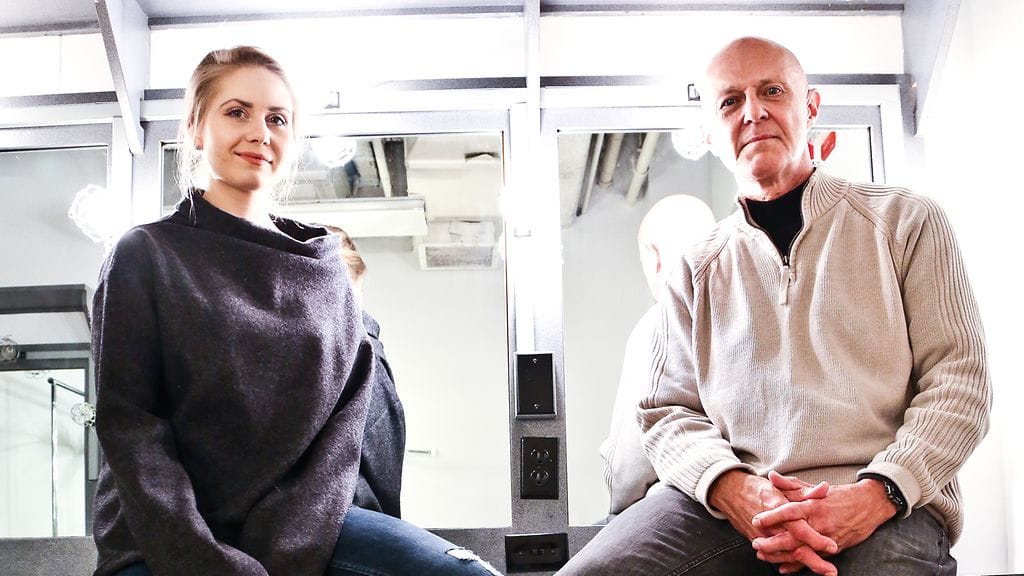 Maija Anttila ja Dep Kirkland.