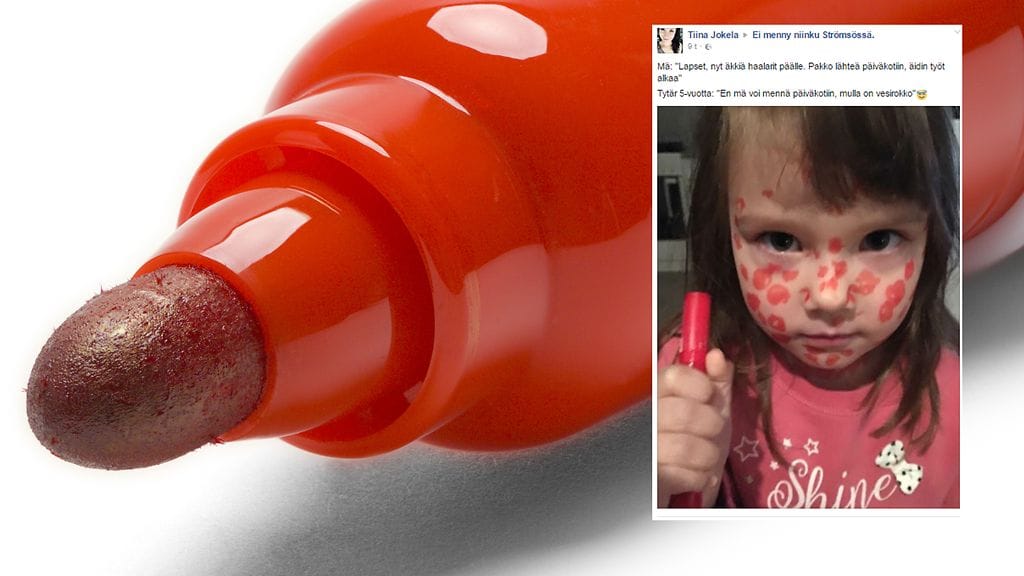 "En mä voi mennä päiväkotiin, mulla on vesirokko."