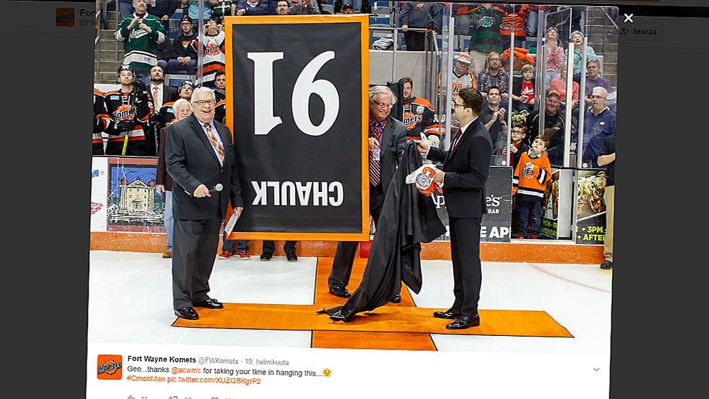 Tekevälle sattuu! (kuvankaappaus Kometsin Twitter-tililtä)