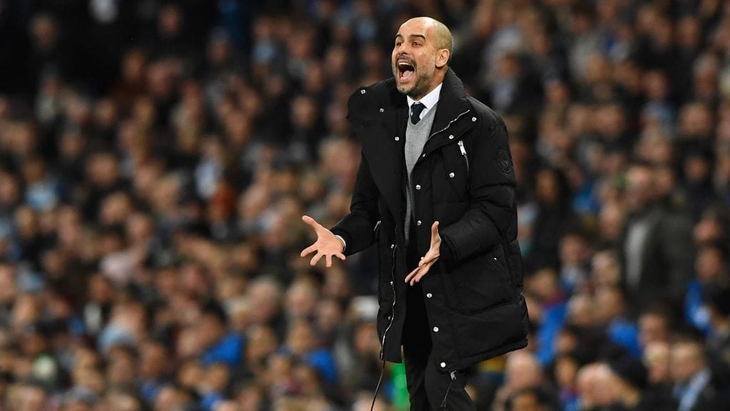 Pep Guardiola ei ollut tyytyväinen suojattiensa esityksiin avausjaksolla.