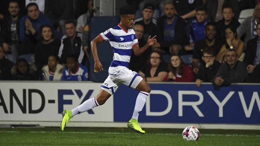 Nicholas Hämäläinen QPR-paidassa syyskuussa 2016.