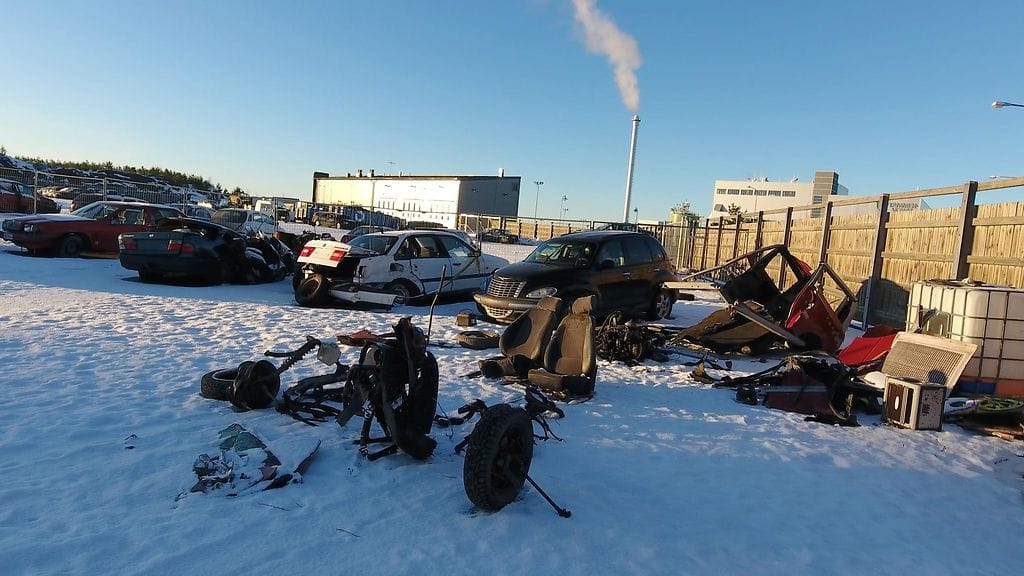 Sastamala-mopoauto-Rikospaikka