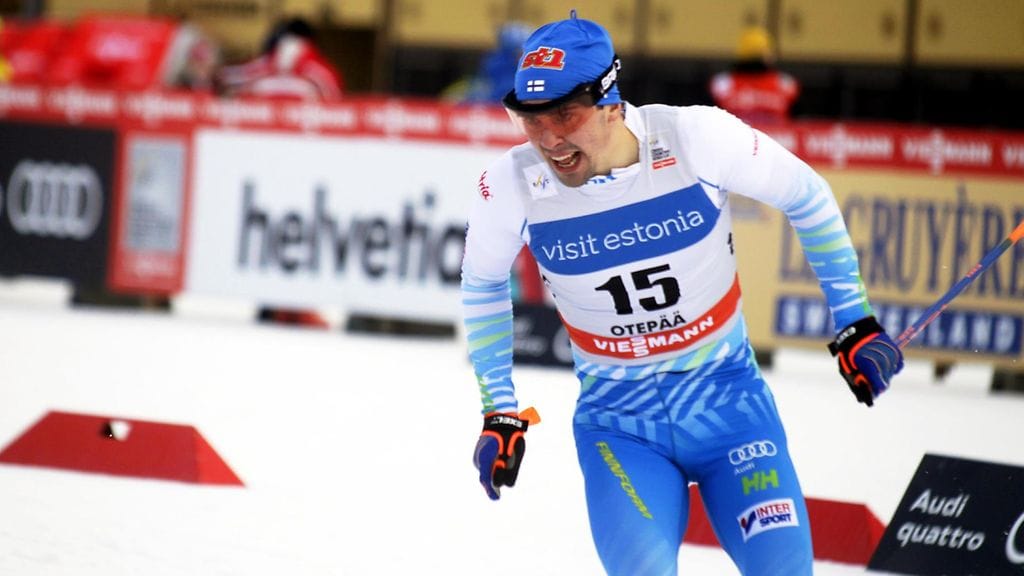 Ristomatti Hakola pääsee irti Lahden laduilla.