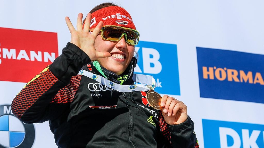 Laura Dahlmeier voitti viisi MM-kultaa.