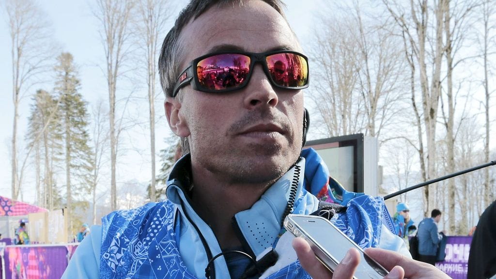 Norjan hiihtomaajoukkueen johtaja Vidar Löfshus Sotsin olympialaisissa vuonan 2014.