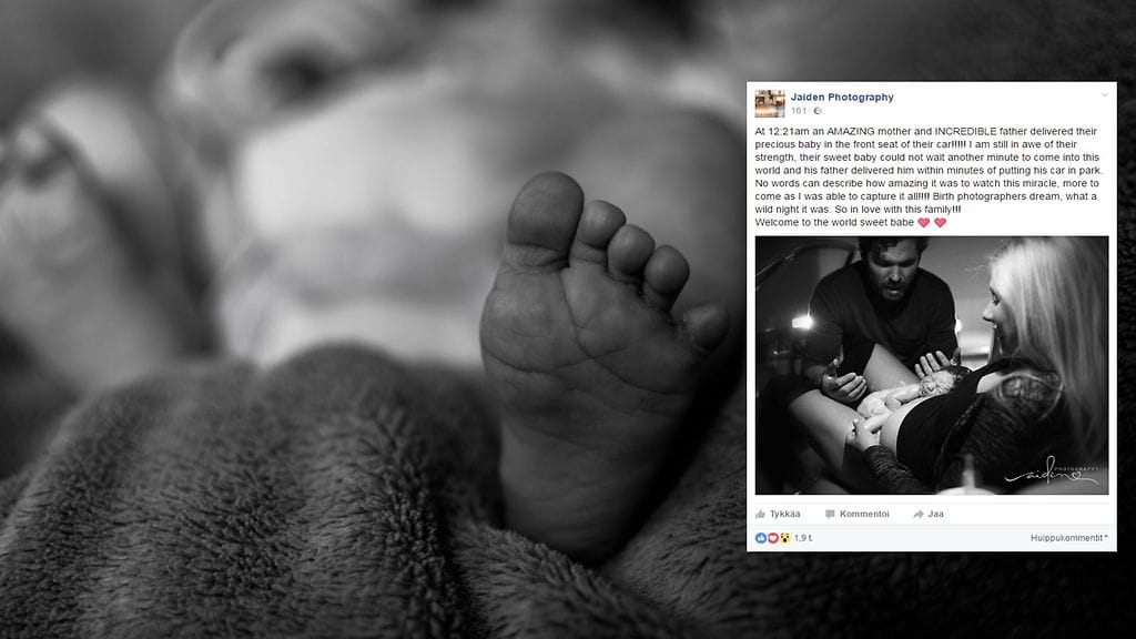 Valokuvaaja sai ikuistettua synnytyksen, jota voidaan kutsua ihmeeksi.