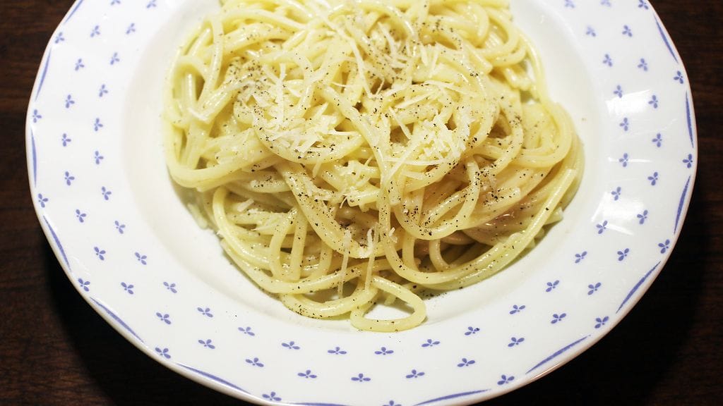 Cacio e pepe on italialainen pastaklassikko.