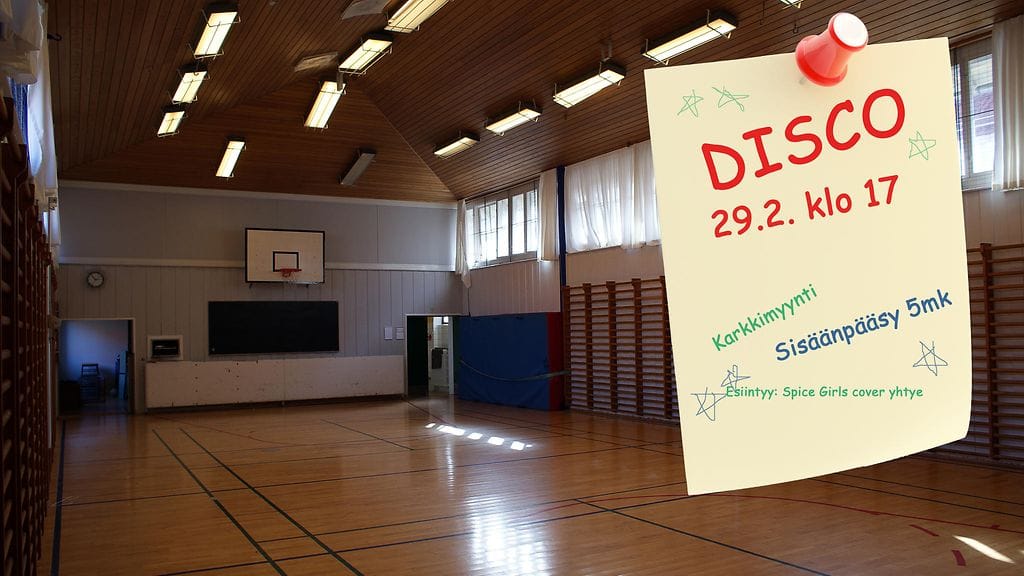 Mitä sinä muistat peruskoulun discoista?