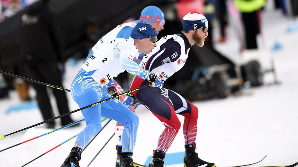 Matti Heikkinen pysytteli 20 kilometriä Martin Johnsrud Sundbyn ja Sergei Ustjugovin matkassa.