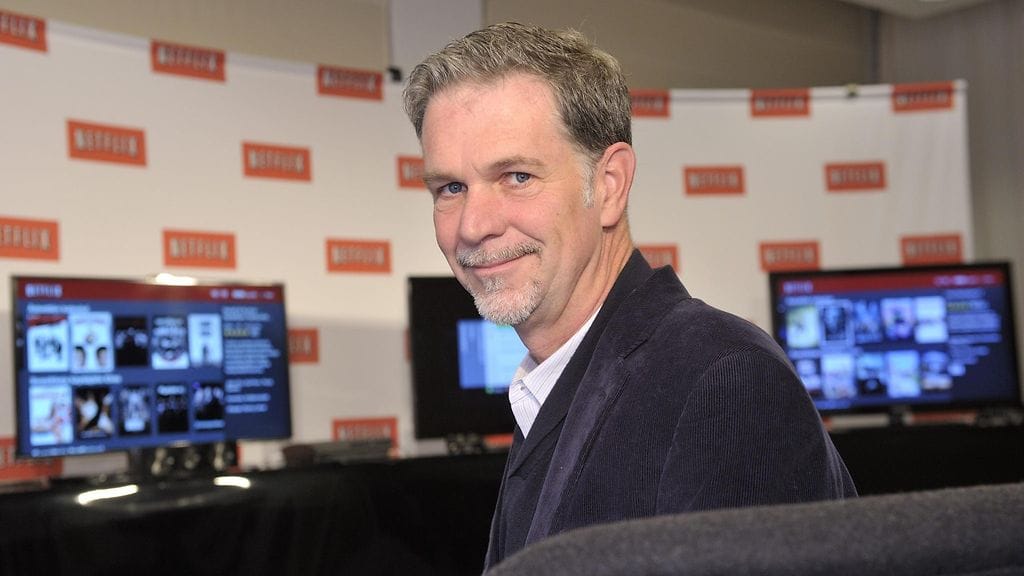 Netflixin toimitusjohtaja Reed Hastings esitteli suoratoistopalvelua Helsingissä lokakuussa 2012.