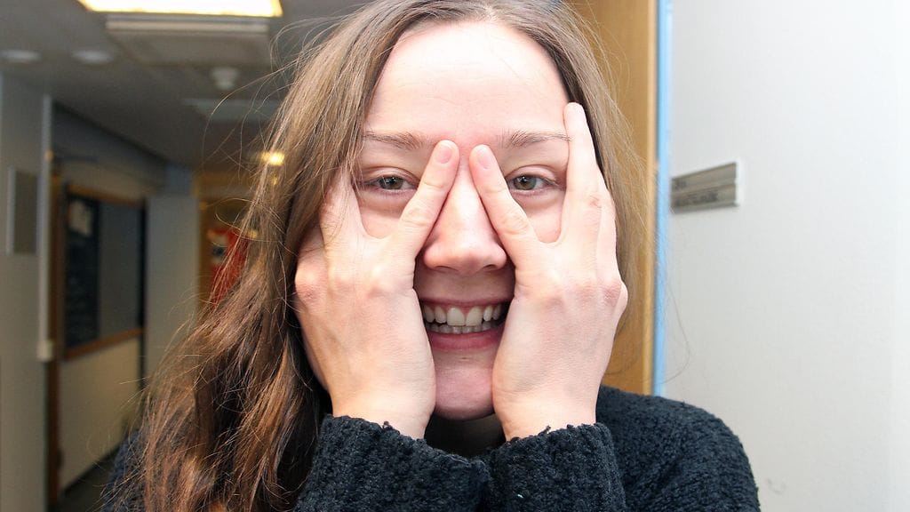 Pilvi Hämäläinen kuvattuna kahdeksannella Putous-kaudella 1. maaliskuuta 2017.