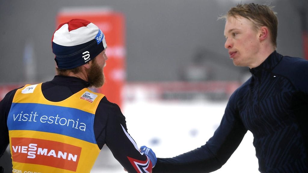 Otepäässä Martin Johnsrud Sundby päihitti Iivo Niskasen 100-0.