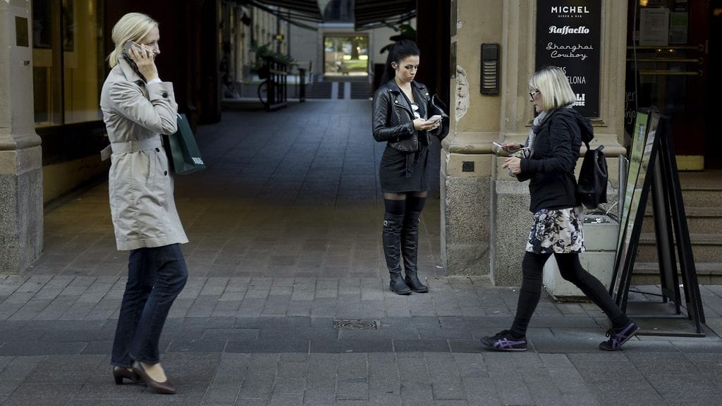 Kuvituskuva Helsingin Aleksanterinkadulta.