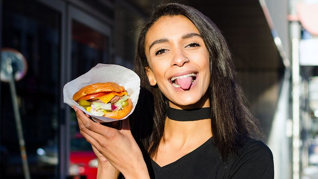 Tässä on hampurilainen, jota myydään Wolt-palvelussa eniten. Kuva: Wolt