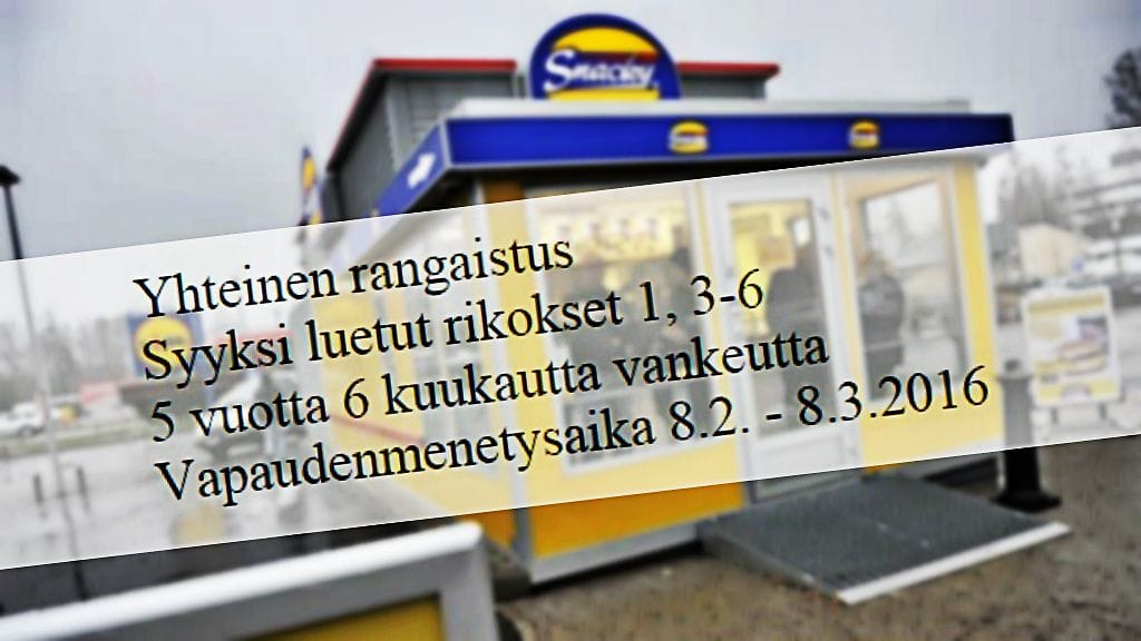 Vantaan käräjäoikeus antoi tuomion perjantaina.