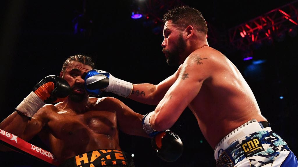 David Haye ja Tony Bellew kohtasivat maaliskuussa.