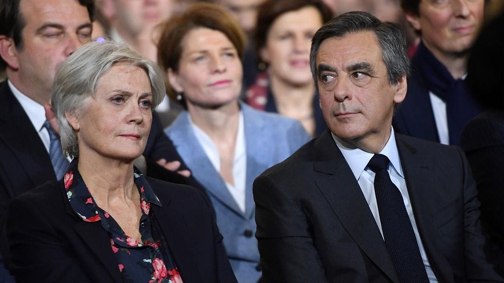 Penelope ja Francois Fillon tammikuussa 2017.