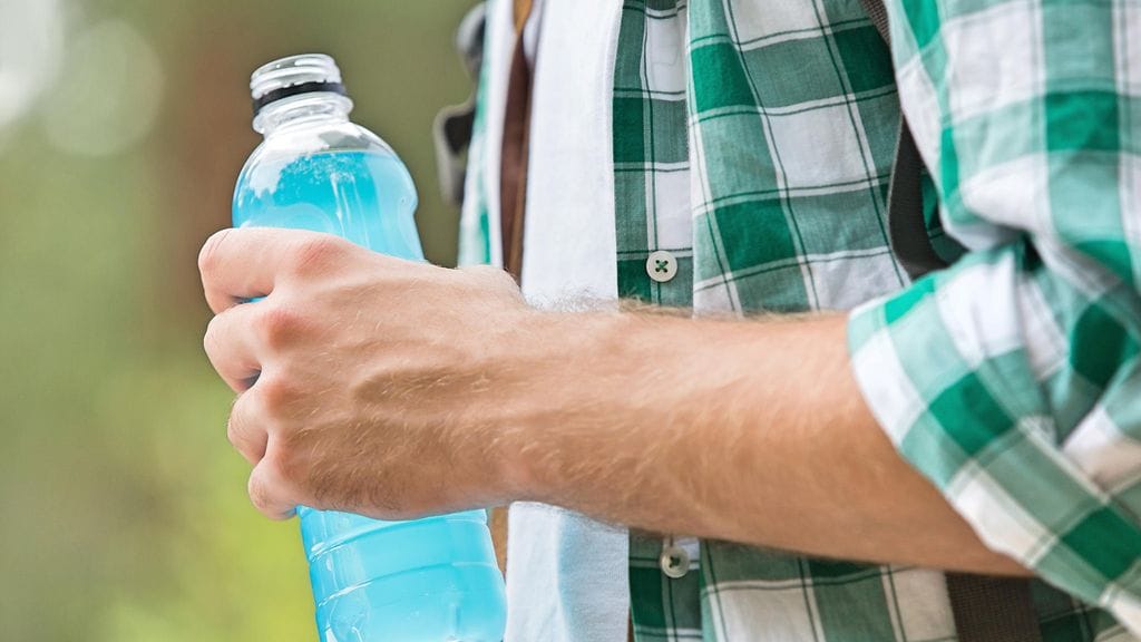 Energiajuomien kuluttaminen litratolkulla ei ole suositeltavaa.