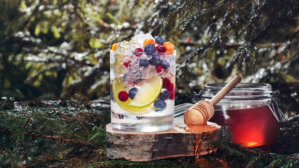 Kuvassa Nordic Caipiroska.