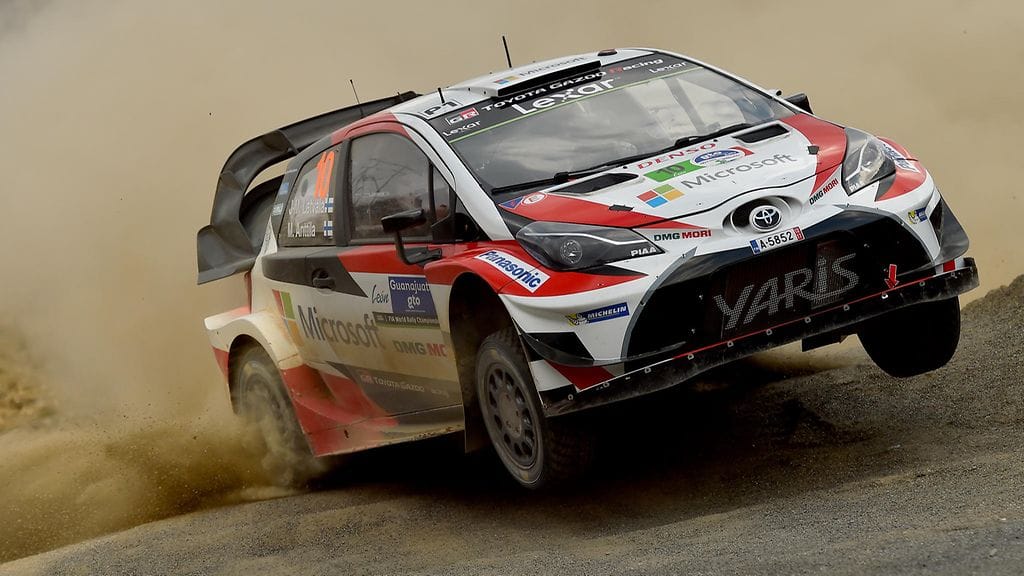 Jari-Matti Latvala rymistelee Meksikossa.