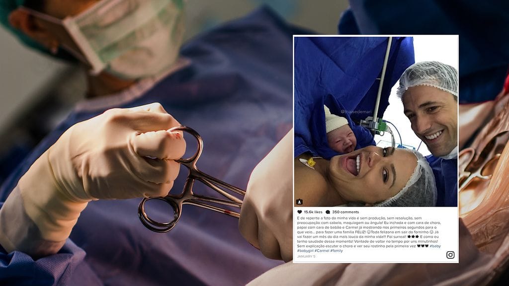 Tämän perheen selfiestä ei ainakaan puutu iloa ja riemua.