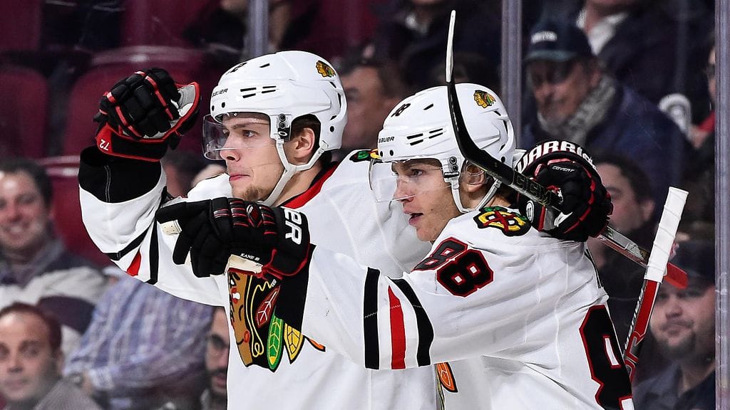 Artemi Panarin ja Patrick Kane