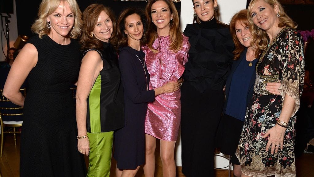 Anita Zabludowicz, Heather Kerzner, Sarah Ferguson ja Tania Bryer 14.3.2017