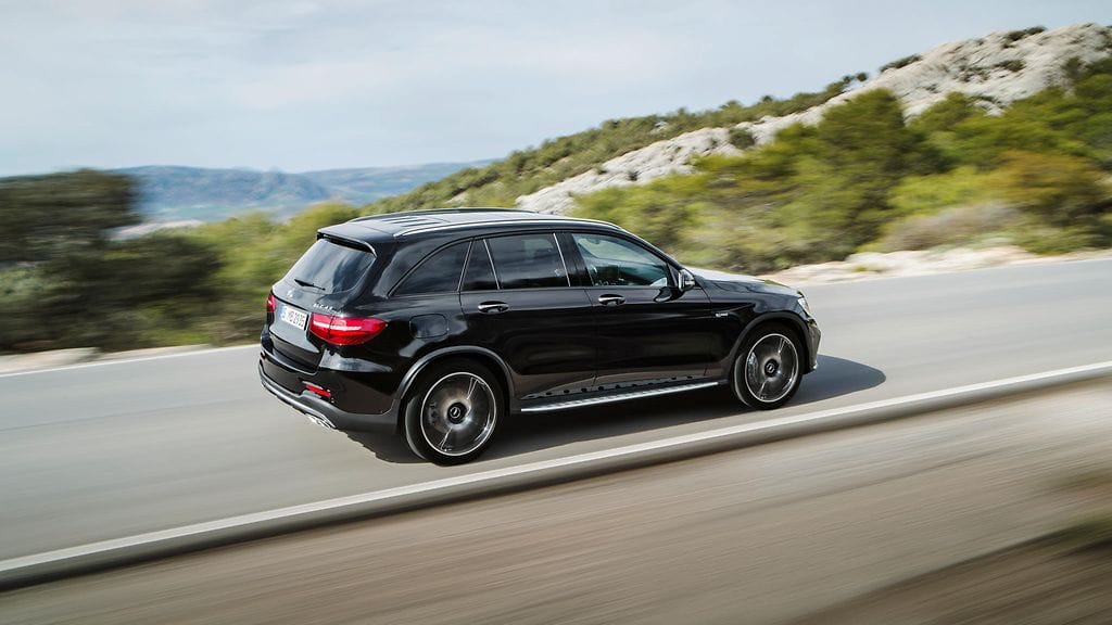 Mercedes-Benz GLC AMG 43 4Maticia valmistetaan pian Valmet Automotiven tehtaalla Uudessakaupungissa.