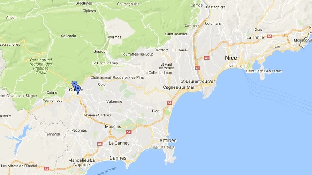 Välikohtaus tapahtui Tocquevillen lukiossa. Grasse sijaitsee lähellä Nizzaa.