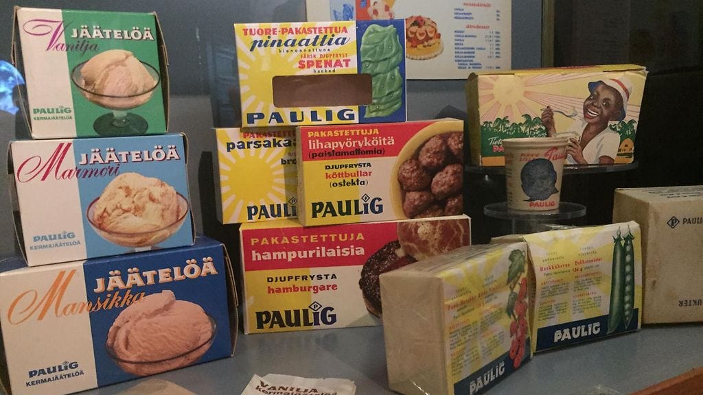 Pauligin ensimmäisiä pakastetuotteita.