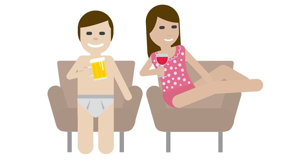 "Unohtakaa hygge, vedetään päntsdrunk", toteaa BBC artikkelissaan.