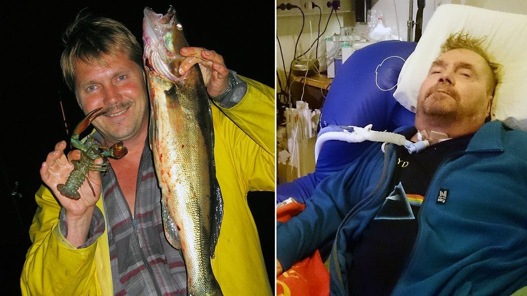 Risto Leppänen ennen ja jälkeen turman. Ajatukset eutanasiasta ovat hälvenneet Riston mielestä vuoden aikana.