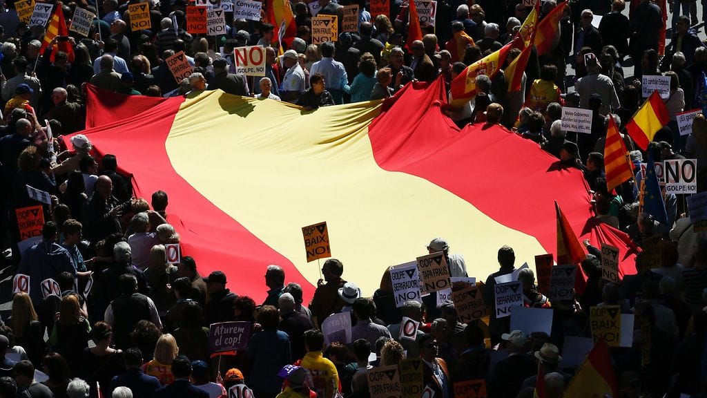 barcelona katalonia mielenosoitus
