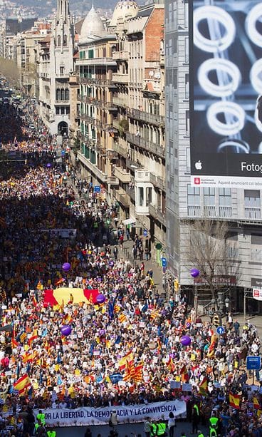 barcelona katalonia mielenosoitus (2)