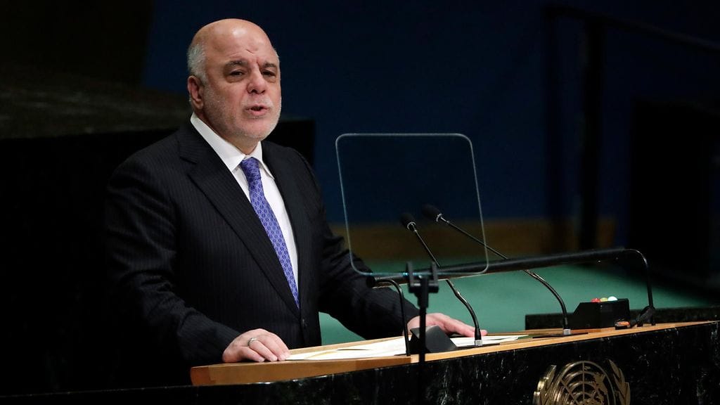 Irakin pääministeri Haider al-Abadi.